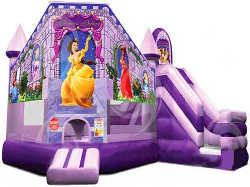 Bounce House With Slide Combo For Princess