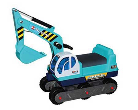 Kiddie Coin Operated Excavator Ride