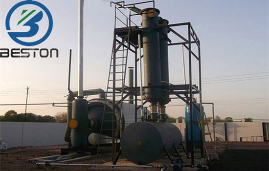 waste tyre recycling pyrolysis plant