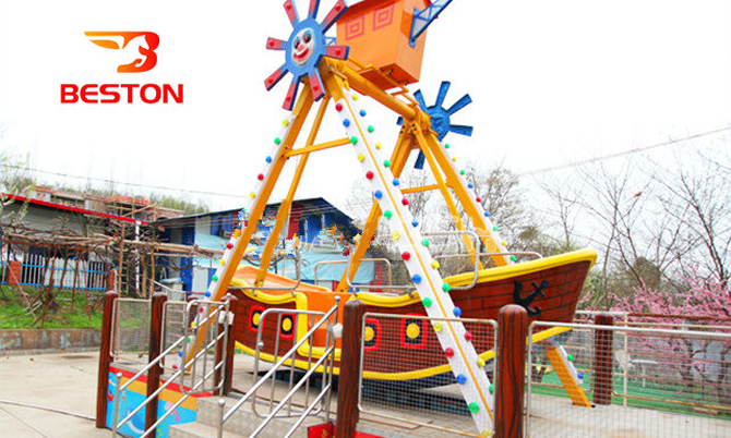 Beston small pirate ship fairground ride for kids