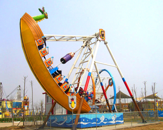 Pirate bota amusement ride for fairground