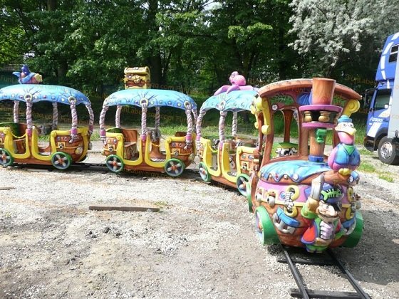 road roller train Coin Operated Game Machine