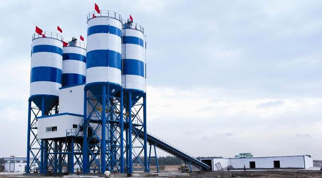 AIMIX Belt Conveyor Concrete Mixing Plant