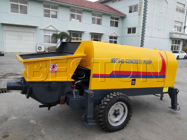 concrete pump machine