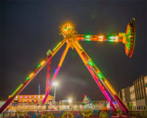 popular pendulum ride in amusement park