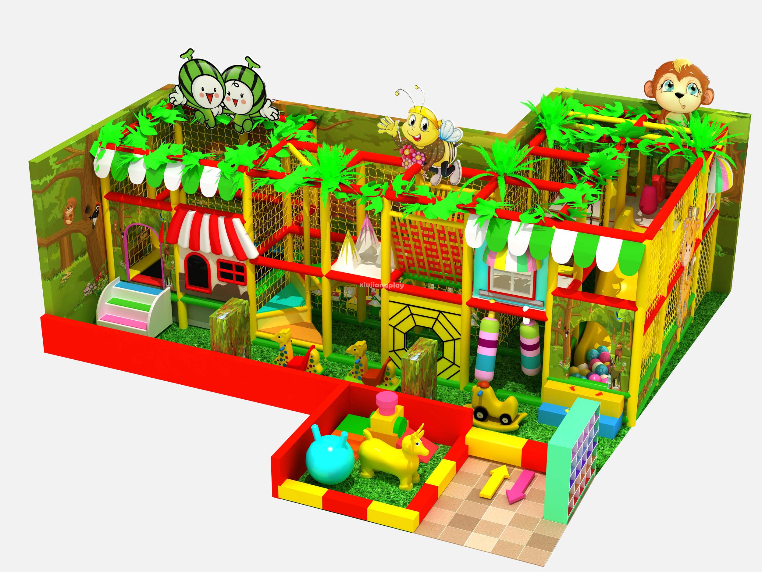 Kiddie Indoor Playground Equipment for Sale