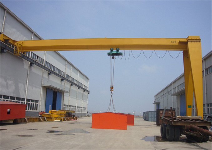 How to 20 ton single girder gantry crane