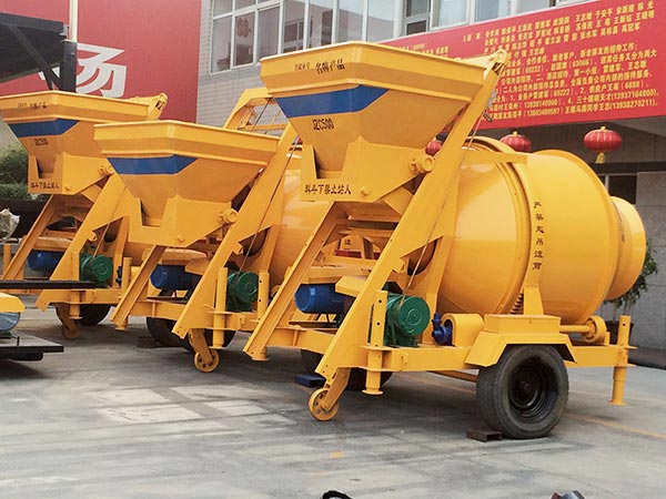 JZC500 small mobile concrete mixer