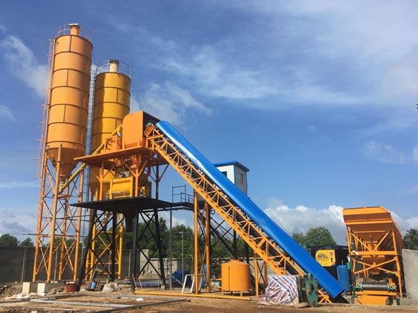 AJ-60 belt type concrete plant