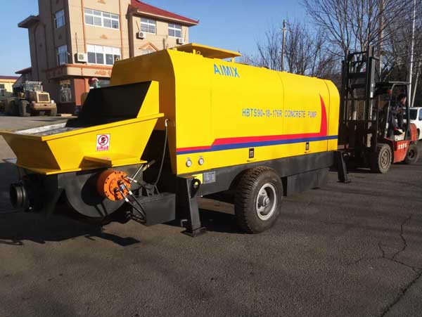 concrete pump machine