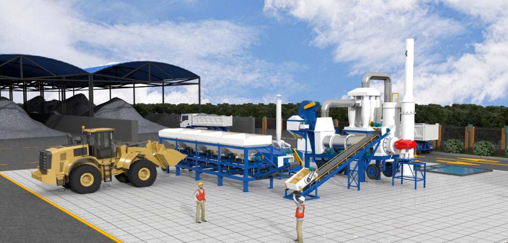 ALT asphalt drum mix plant in AIMIX