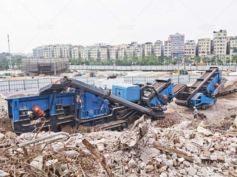 Mobile Impact Crusher - Tracked Chassis