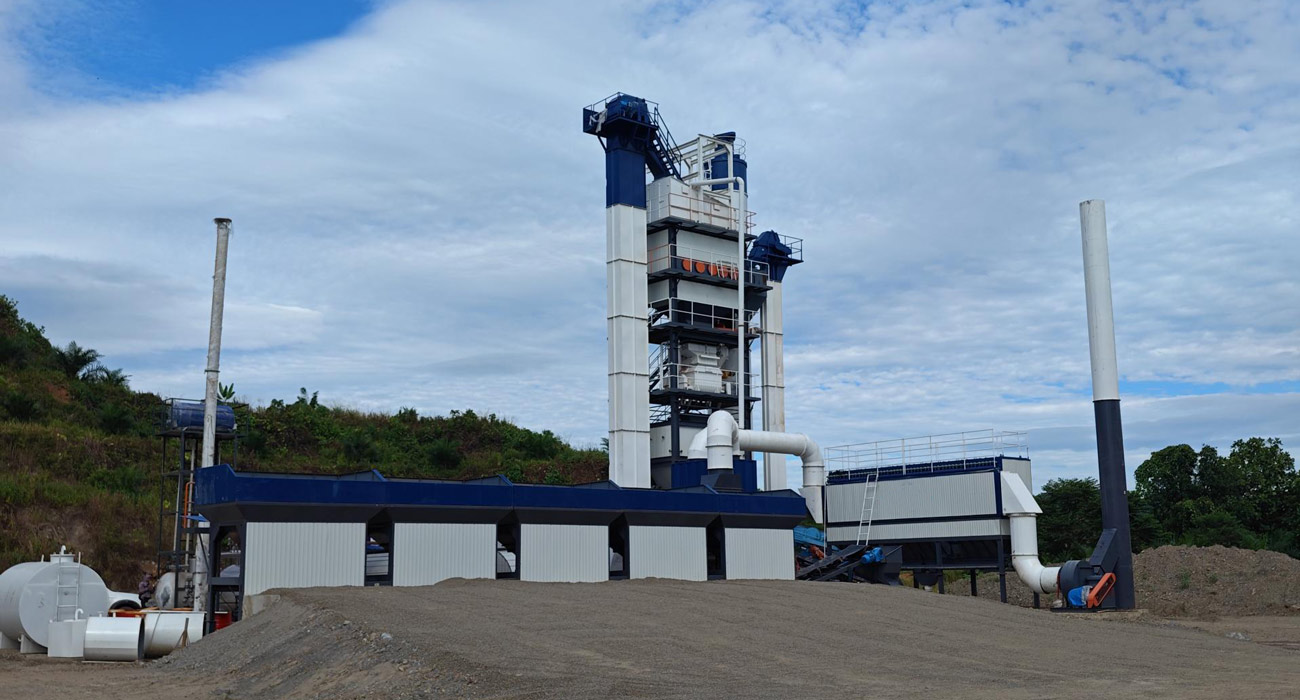 stationary batch type asphalt plant