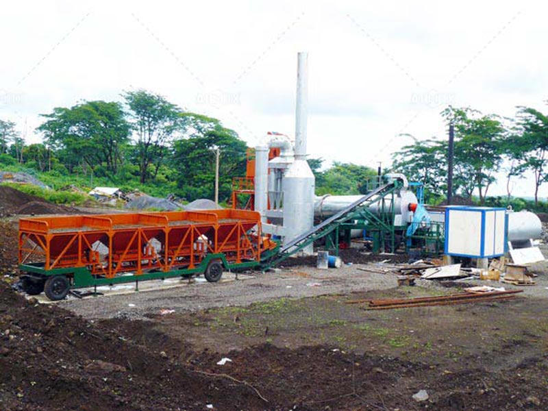 Mobile Drum Mixing Plant