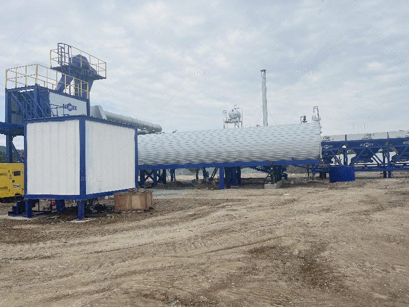Mobile Type Asphalt Drum Mix Plant